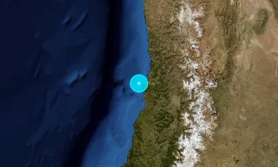 36 km W of Quilpué, Chile