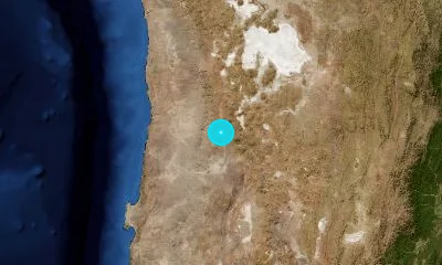82 km NNE of Calama, Chile