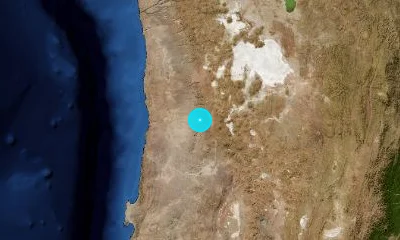 119 km N of Calama, Chile