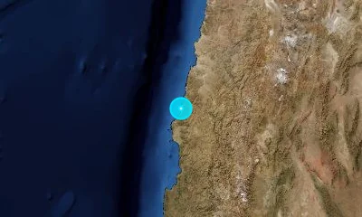 147 km N of La Serena, Chile
