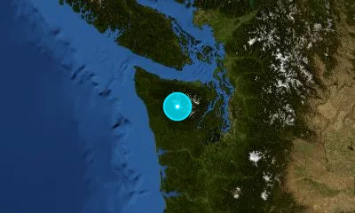 83 km SSW of Victoria, Canada