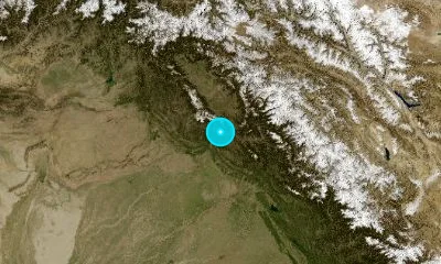 94 km W of Arica, Chile