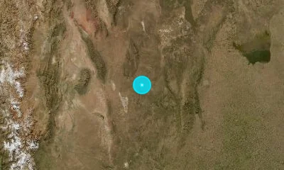 187 km W of Córdoba, Argentina