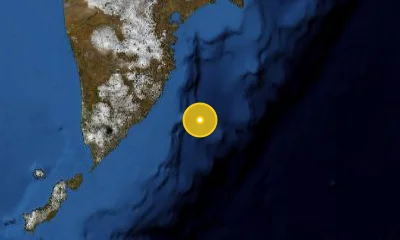 165 km S of Petropavlovsk-Kamchatsky, Russia