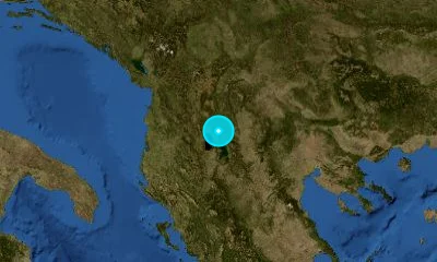 71 km E of Elbasan, Albania