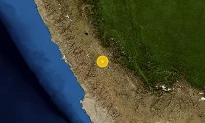 26 km WSW of Huancayo, Peru