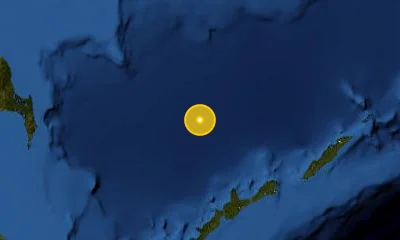 343 km E of Yuzhno-Sakhalinsk, Russia