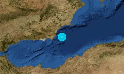 88 km SSW of Cartagena, Spain