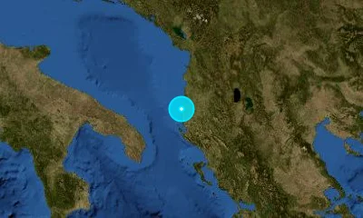 71 km SSW of Tirana, Albania