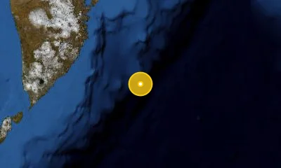 211 km SSE of Petropavlovsk-Kamchatsky, Russia