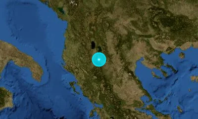 98 km SE of Elbasan, Albania