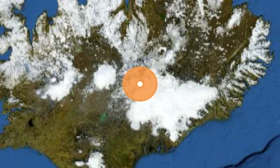 211 km ENE of Reykjavík, Iceland