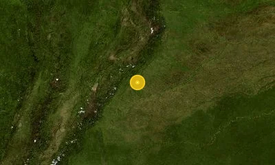 121 km NE of Villavicencio, Colombia