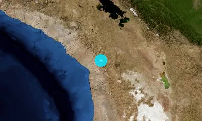44 km E of Tacna, Peru