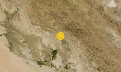 149 km NNW of Ahvaz, Iran