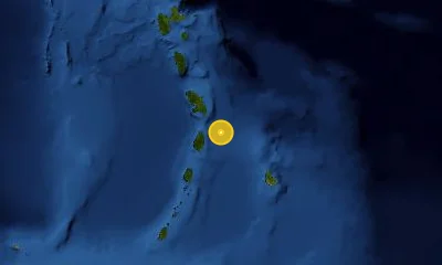 480 km NE of Carúpano, Venezuela