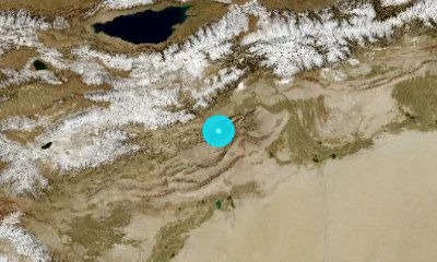 134 km WSW of Aksu, China