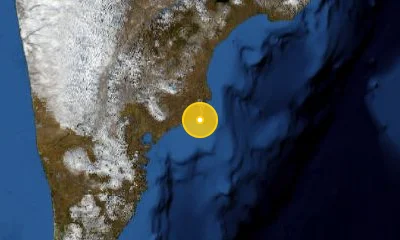 73 km ENE of Petropavlovsk-Kamchatsky, Russia