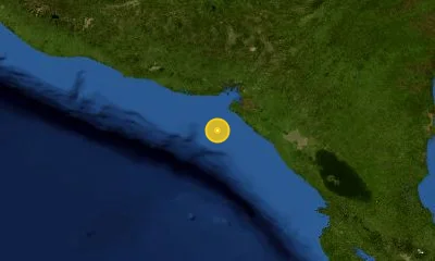 87 km WSW of Chinandega, Nicaragua